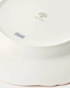 Cabana Dinnerware|Ginori x Floral Dessert Plate in Pink