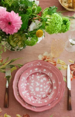Cabana Dinnerware|Ginori x Floral Dinner Plate in Pink