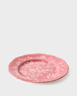 Cabana Dinnerware|Ginori x Floral Dinner Plate in Pink