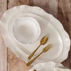 VIETRI Dinnerware|Giorno Ash Oval Platter