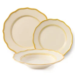Maison Madison Dinnerware|Giovanna Set with Pasta Bowl, Set of 12