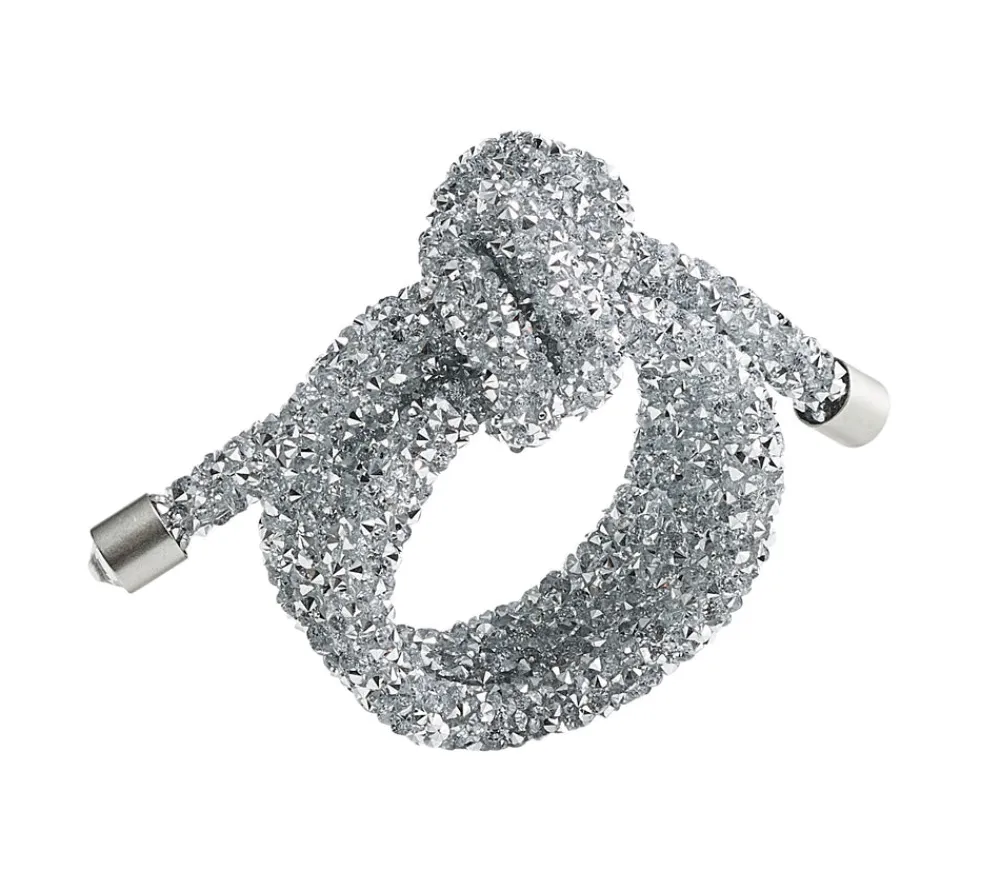 Kim Seybert Place Settings & Linens|Glam Knot Napkin Ring in Silver, Set of 4