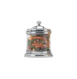 Match Bath|Silver|Glass Canister