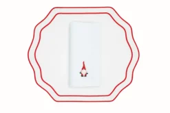 TriChi Design Place Settings & Linens|Gnome Napkin and Stucco Placemat, Set of 2