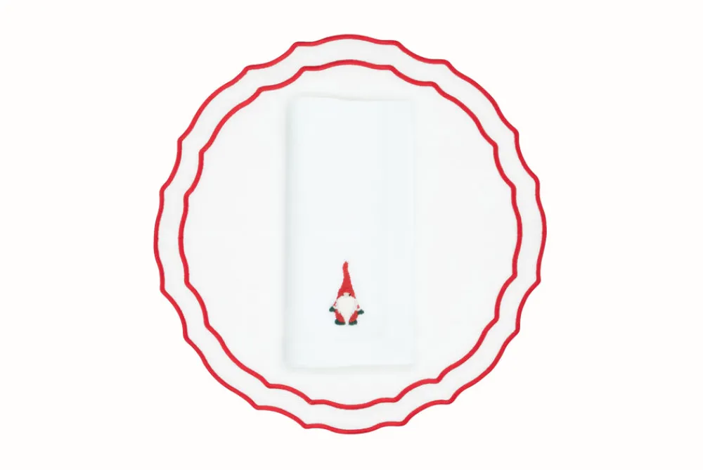 TriChi Design Place Settings & Linens|Gnome Napkin and Vidro Placemat, Set of 2