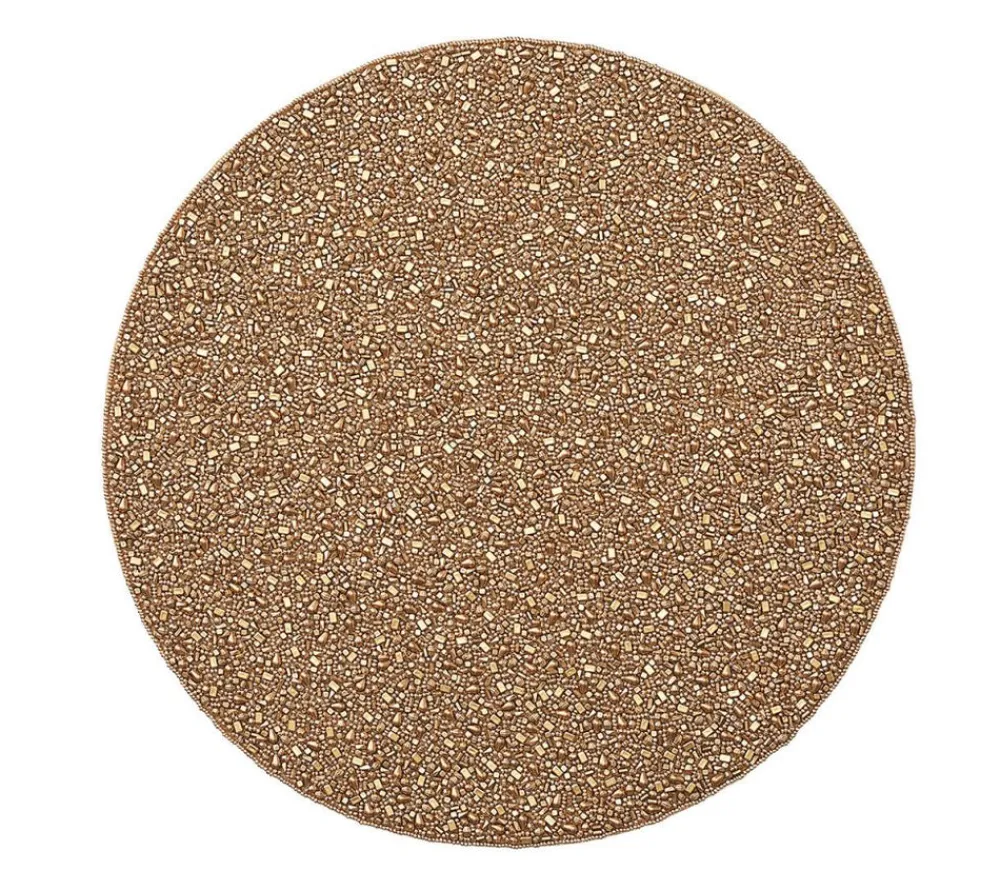 Kim Seybert Place Settings & Linens|Gold Rush Placemat in Gold, Set of 4