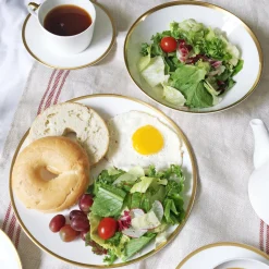 Twig NY Dinnerware|Golden Edge 12" Charger Plate / Serving Platter