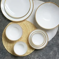 Twig NY Dinnerware|Golden Edge Plate, Set of 2