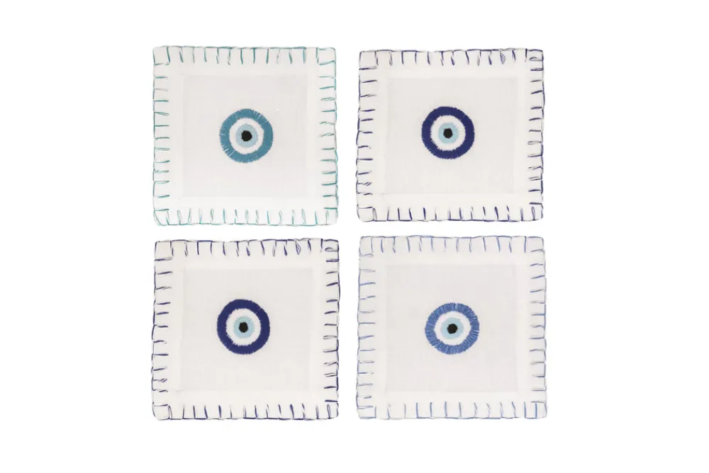 Francesca Miranda Place Settings & Linens|Good Eye Cocktail Napkin, Set of 4