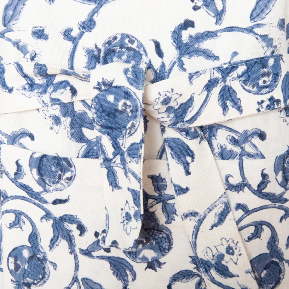 Couleur Nature Place Settings & Linens|Granada Cornflower Apron in Blue