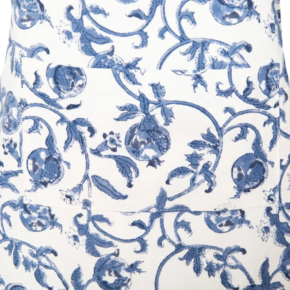 Couleur Nature Place Settings & Linens|Granada Cornflower Apron in Blue