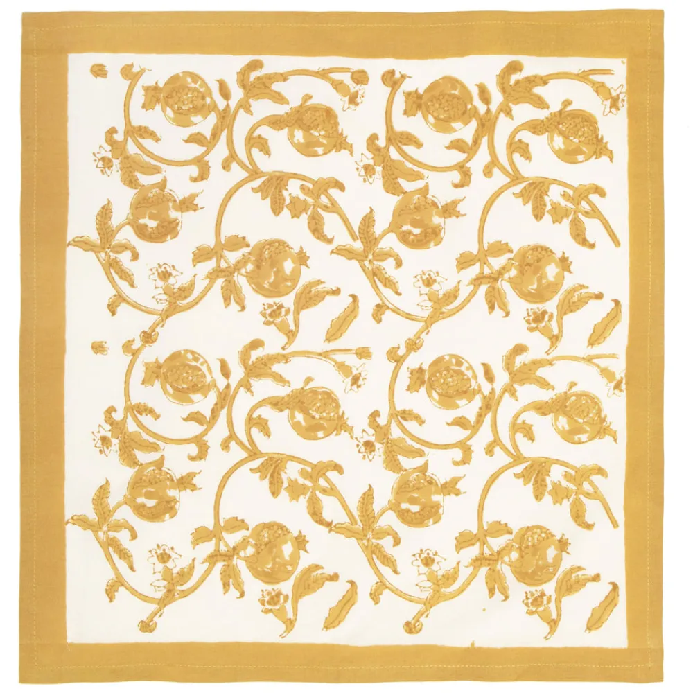 Couleur Nature Place Settings & Linens|Granada Napkins Mustard, Set of 6