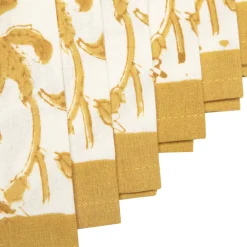 Couleur Nature Place Settings & Linens|Granada Napkins Mustard, Set of 6