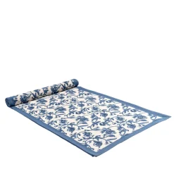 Couleur Nature Place Settings & Linens|Granada Runner Cornflower Blue