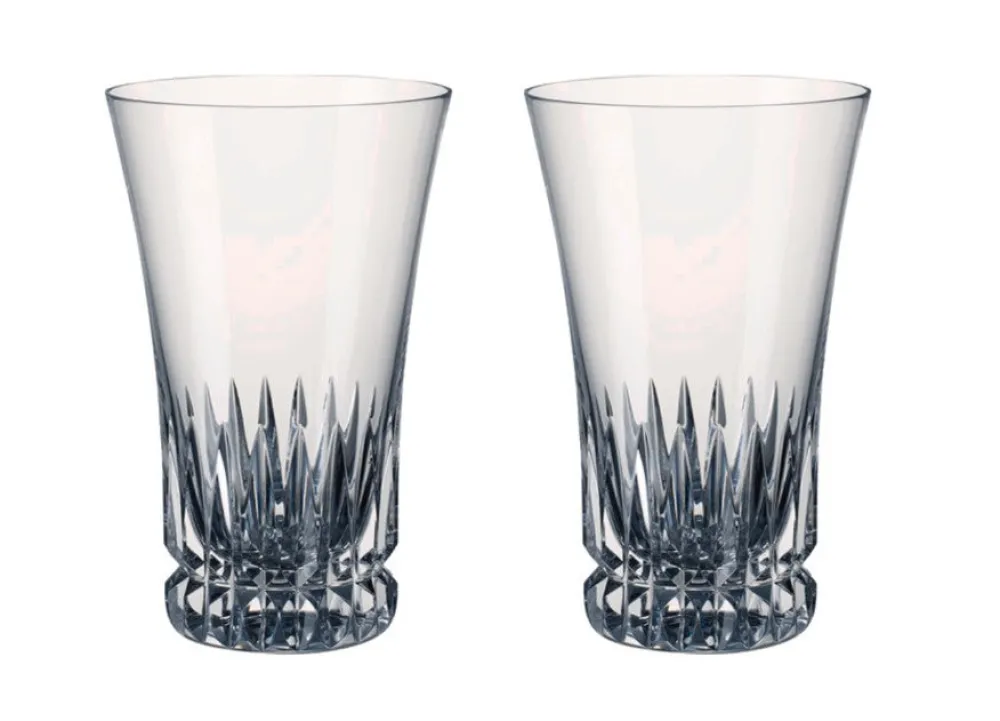 Villeroy & Boch Glassware|Grand Royal Highball/Tumbler Pair in Clear