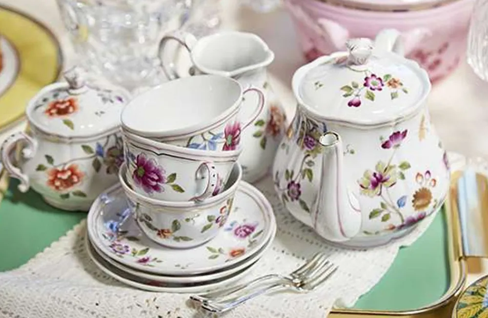 Ginori 1735 Dinnerware|Granduca Coreana Teapot with Cover