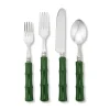 Chefanie Flatware|Green "Bamboo" Flatware