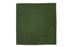 Chefanie Place Settings & Linens|Green Eyelet Dinner Napkins, Set of 4