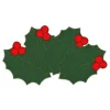 Chefanie Place Settings & Linens|Green Holly Leaf Cocktail Napkins, Set of 4