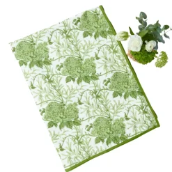 Mrs. Alice Place Settings & Linens|Green Lady Isabella's Garden Tablecloth