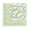 Flying Sheep Country Place Settings & Linens|Green Leaves Napkins, Set of 4