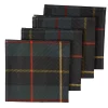 Chefanie Place Settings & Linens|Green Plaid Napkins, Set of 4