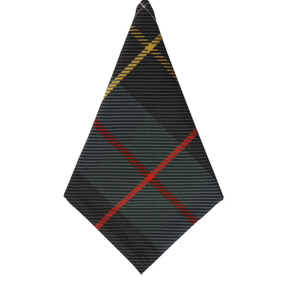 Chefanie Place Settings & Linens|Green Plaid Napkins, Set of 4