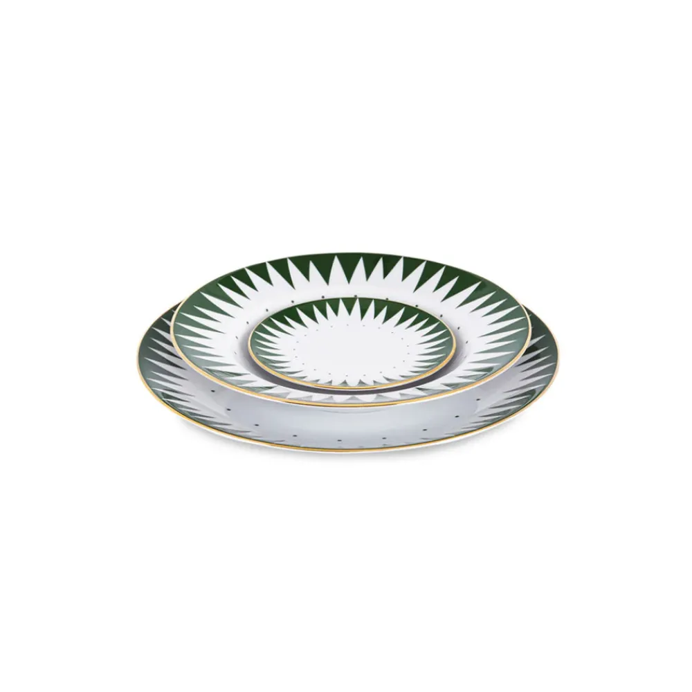 Molecot Dinnerware|Green Punk Bread Plate