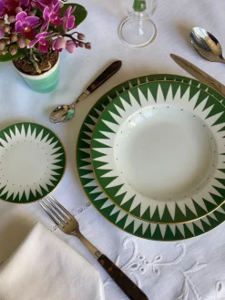 Molecot Dinnerware|Green Punk Bread Plate
