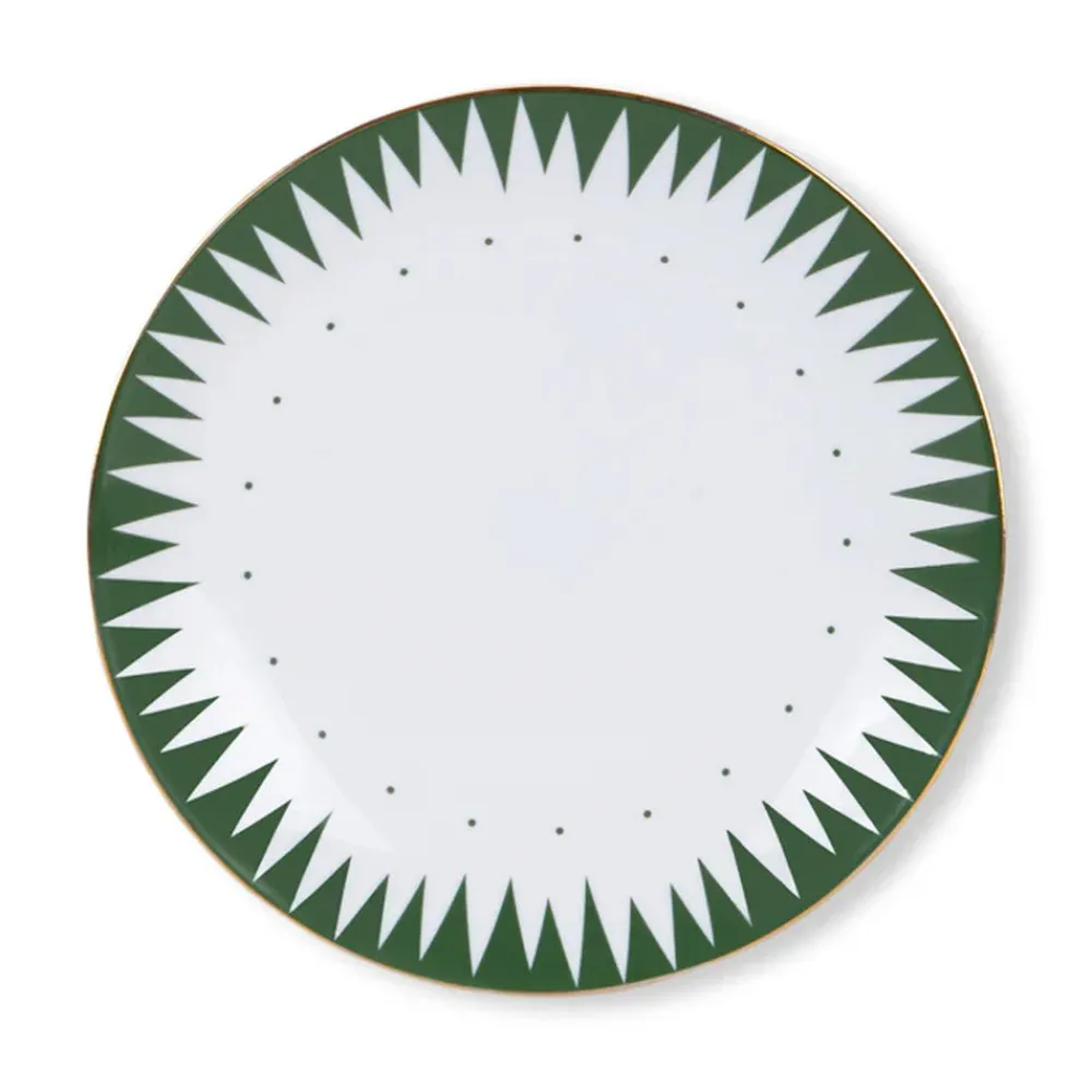 Molecot Dinnerware|Green Punk Dinner Plate