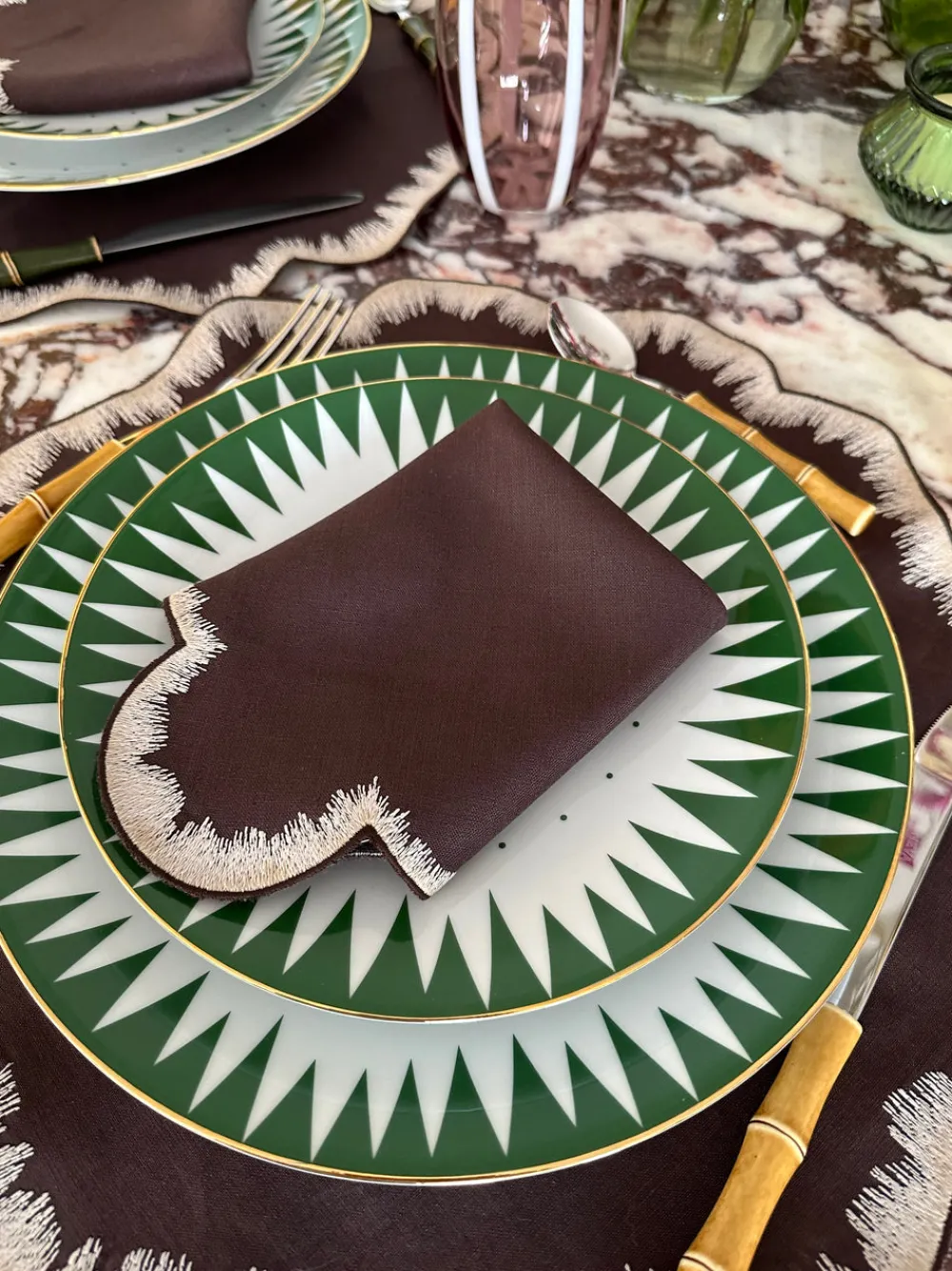 Molecot Dinnerware|Green Punk Dinner Plate