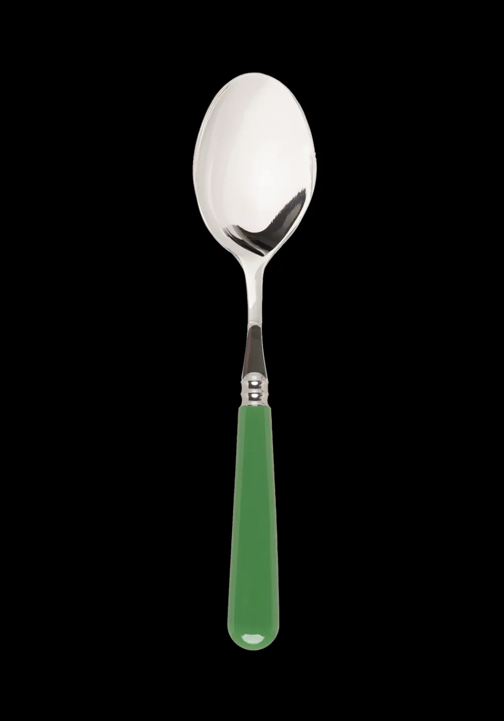 Late Afternoon Flatware|Green Serving Spoon