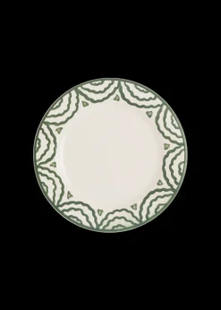 Late Afternoon Dinnerware|Green Tabla Side Plate