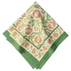 Couleur Nature Place Settings & Linens|Grenadine Orange & Green Napkins, Set of 6