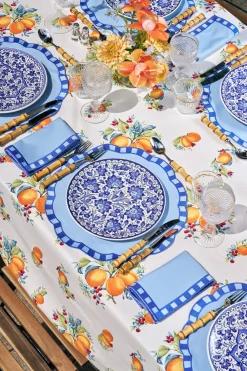 Loulou La Dune Place Settings & Linens|Guardenia Placemat And Napkin Set