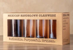 Verve Culture Glassware|Handblown Glasses in Set of 4 in Tamarind