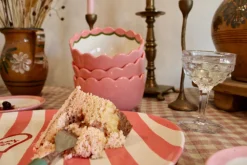 Caitlin Rounds Antiques Dinnerware|Hand-painted Custom Initial Bowls, Set of 4