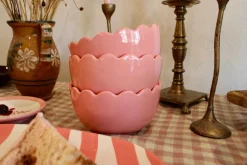 Caitlin Rounds Antiques Dinnerware|Hand-painted Custom Initial Bowls, Set of 4