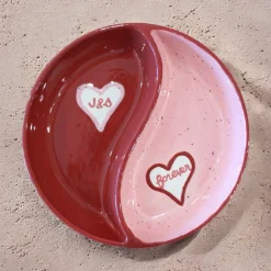 Caitlin Rounds Antiques Dinnerware|Hand-painted Custom Yin-Yang Aperitivo Bowl