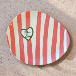 Caitlin Rounds Antiques Dinnerware|Hand-painted “This Kitchen is for Dancing” Platter