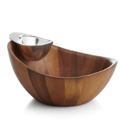 Nambe Dinnerware|Harmony Chip & Dip