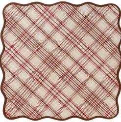 Juliska Place Settings & Linens|Harvest Tartan 52" Square Tablecloth