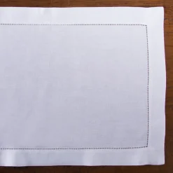 Henry Handwork Place Settings & Linens|Heirloom Estate Placemat in Italian Linen 7 Colors