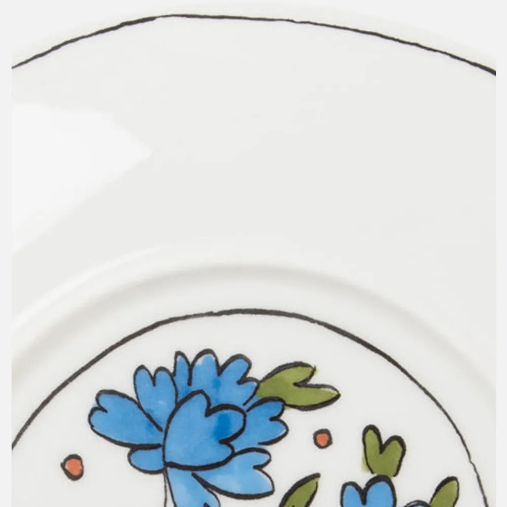 Twig NY Dinnerware|Heritage Bachelor Button 8" Plate