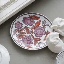 Twig NY Dinnerware|Heritage Rosa Rugosa 8" Plate