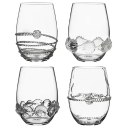 Juliska Glassware|Heritage Stemless Wine Assorted, Set of 4