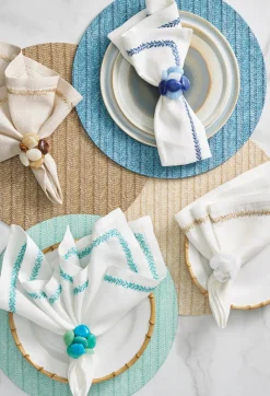 Kim Seybert Place Settings & Linens|Herringbone Placemat in Natural, Set of 4