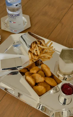 Esencial Hogar Silver|Hexagon Bottle Coaster