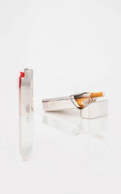 Esencial Hogar Silver|Hexagon Lighter Cover