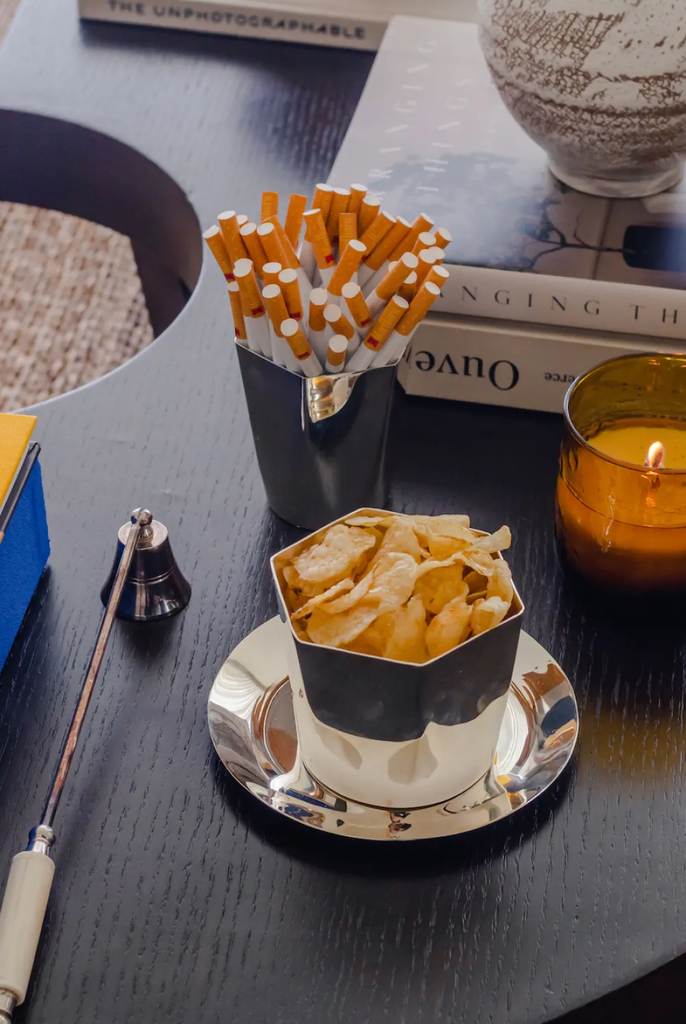 Esencial Hogar Dinnerware|Hexagon Silver-Plated Nut Bowl & Saucer